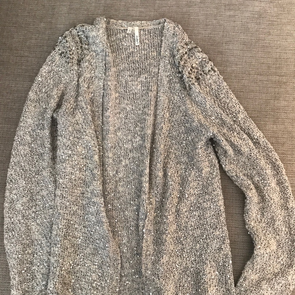 Sequined cardigan